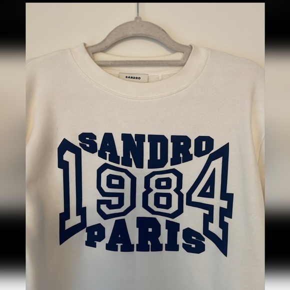 Sandro Crewneck Pullover Size 1 - Picture 2 of 4